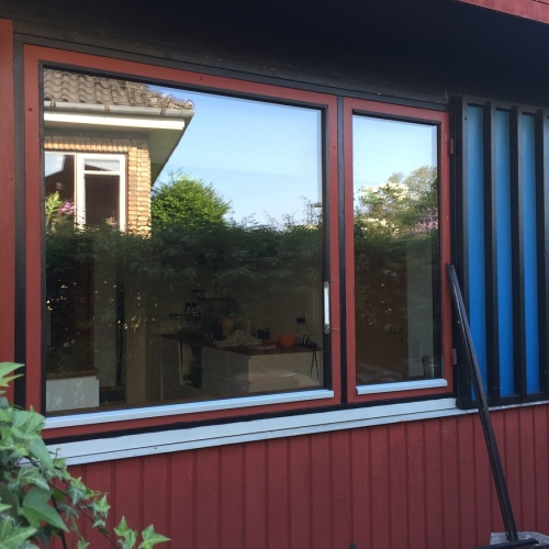 Udskiftning af termoruder og energiruder i facadevindue i Roskilde